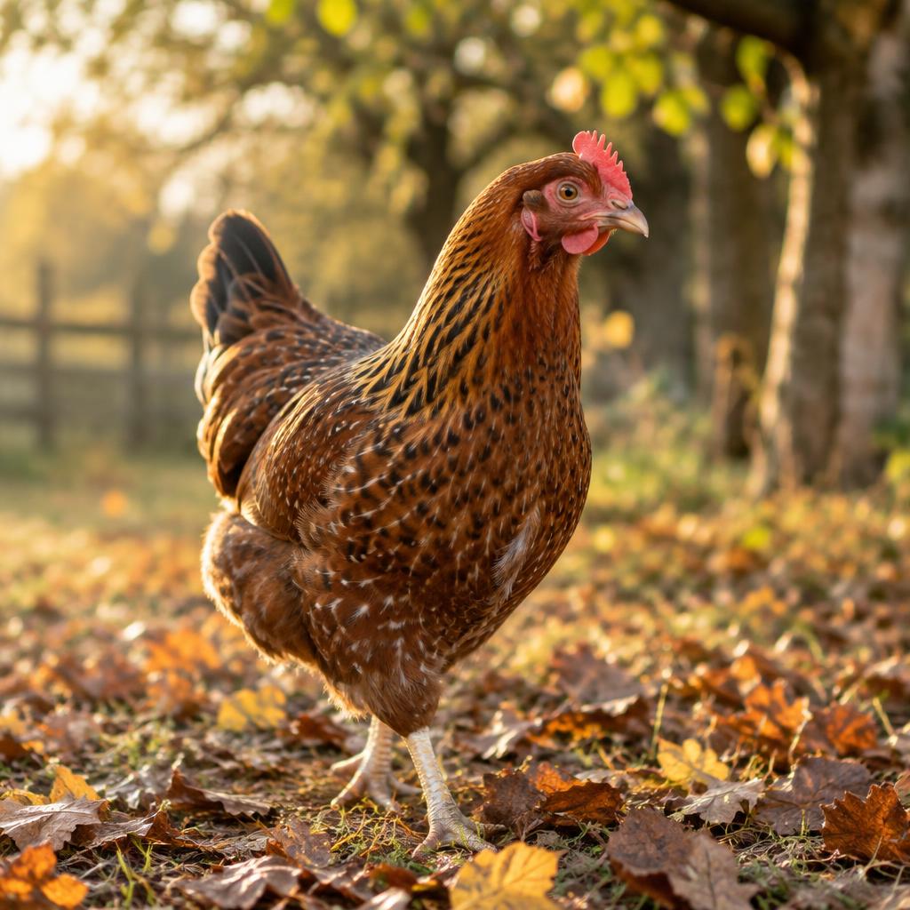 Welsummer hen (placeholder photo)